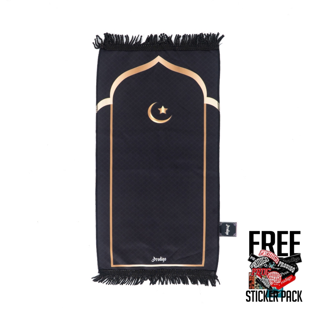 Prodigo * Sajadah Kananta Hitam I Sajadah Turki I Sajadah Bludru I Sajadah Couple I Sajadah Travel