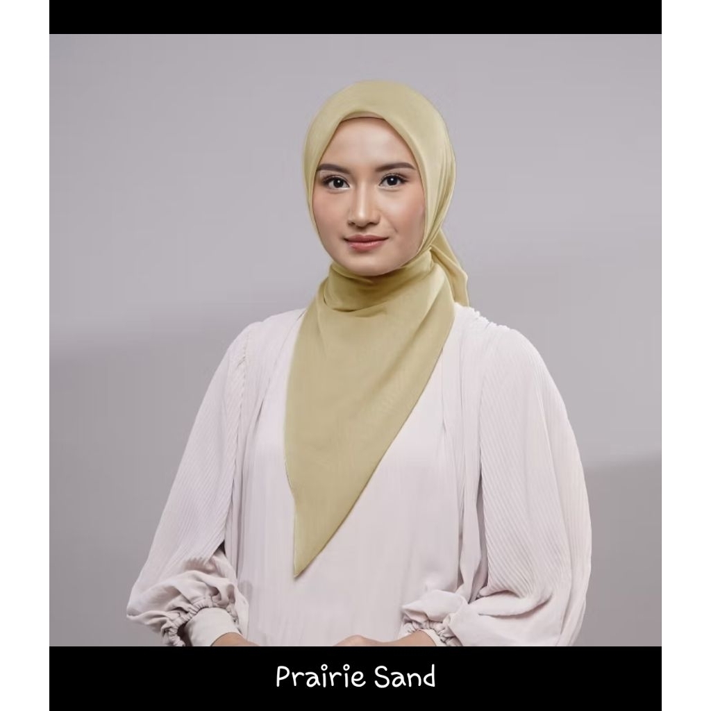 Jilbab paris segi empat Napocut asli