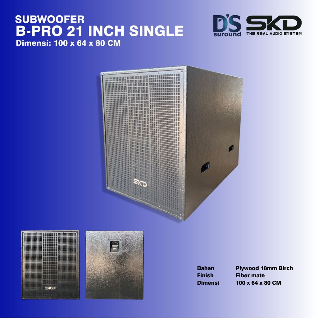 BOX SUBWOOFER B-PRO 21 INCH SINGLE