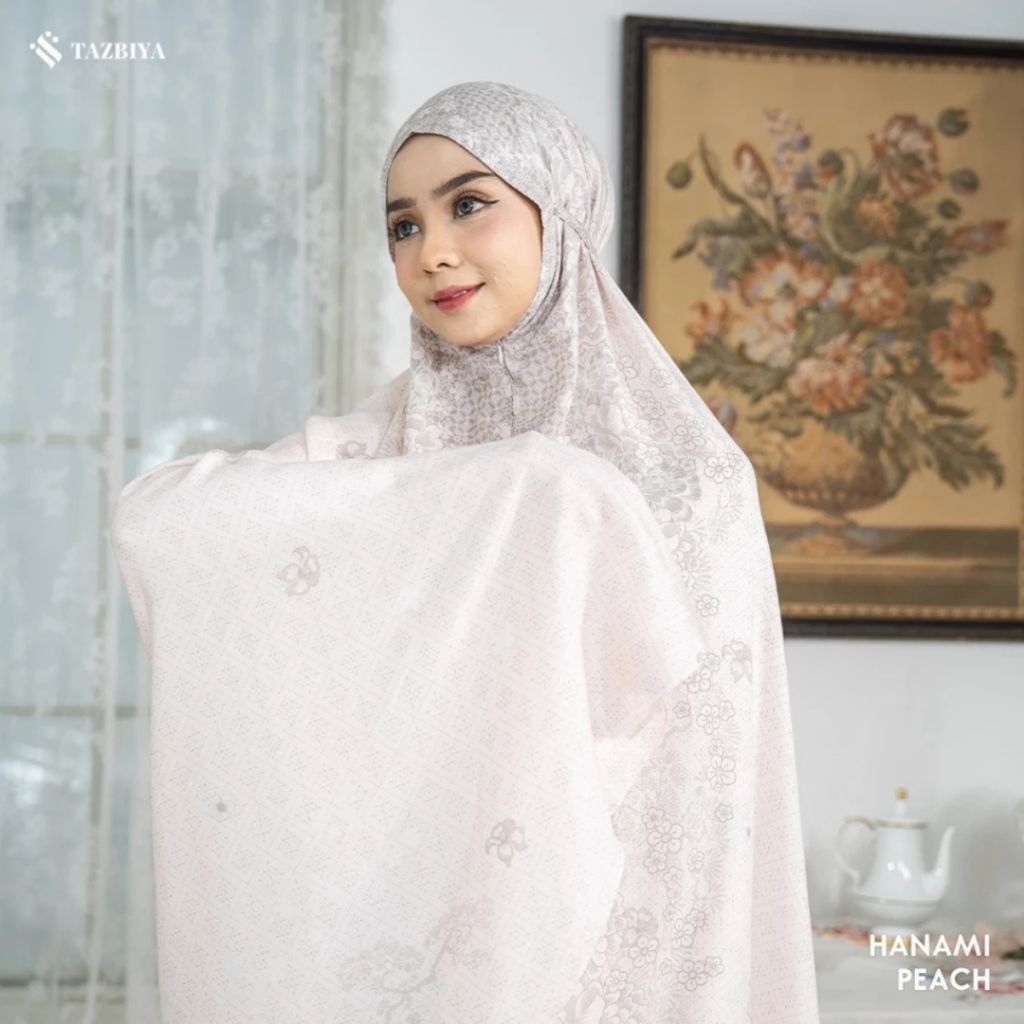 MUKENA TAZBIYA HANAMI SERIES | MUKENA RAYON DEWASA 2IN SET SAJADAH | MUKENA SAJADAH
