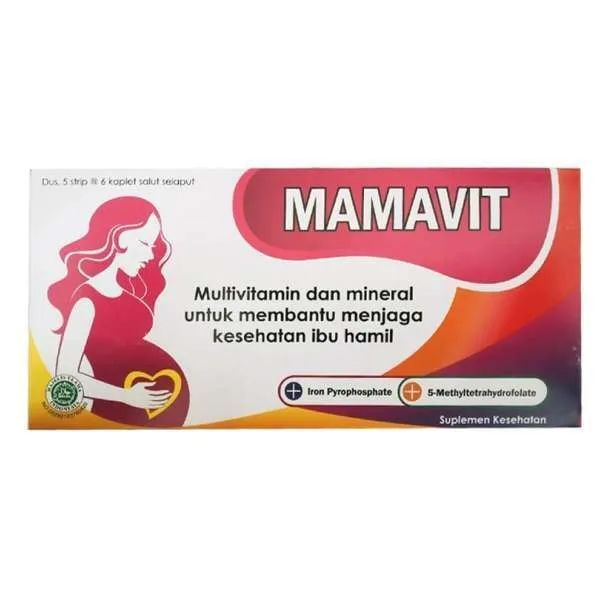 MAMAVIT SUPLEMEN IBU HAMIL DAN MENYUSUI ISI 6 TABLET