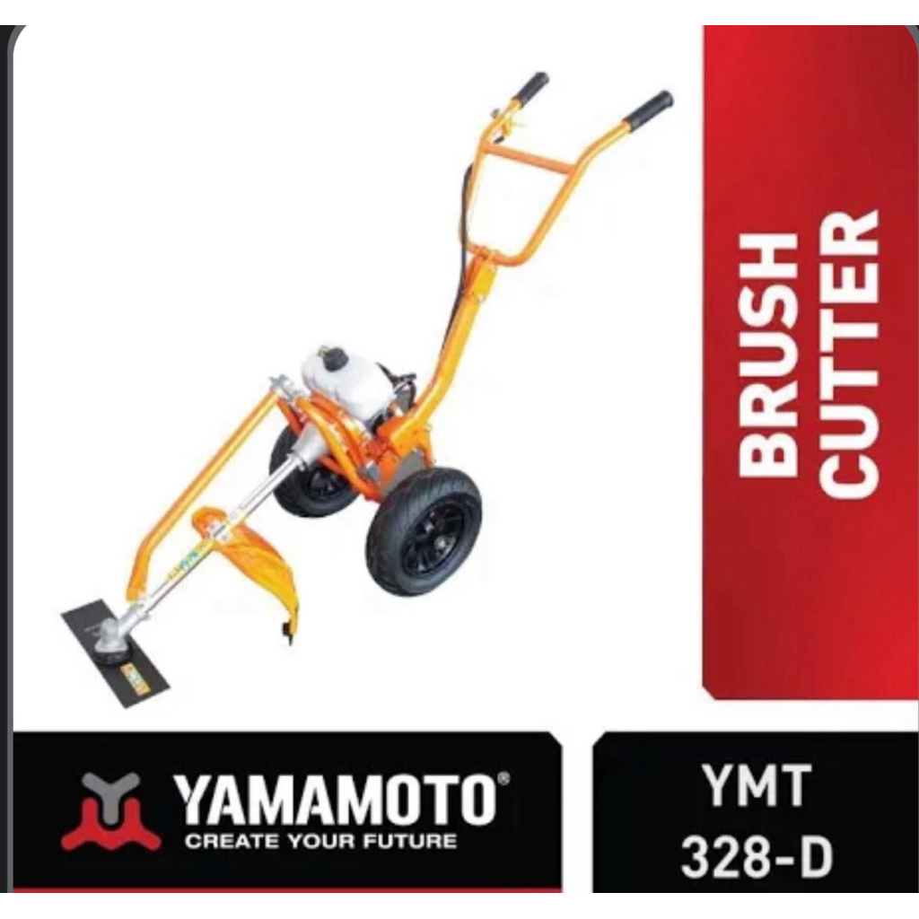 MESIN POTONG RUMPUT DORONG YAMAMOTO 2Tak minyak campur