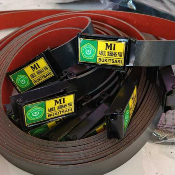 Sabuk Logo Sekolah / Ikat Pinggang Anak Sekolah / Sabuk Resin Sekolah