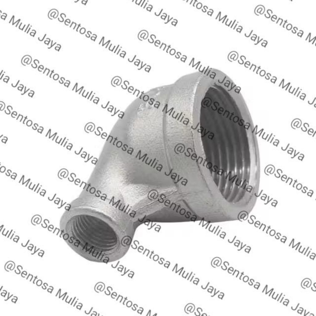 Reducer Elbow Stainless SS304 Vlok Knee L Over Keni L Drat Dalam L drat KDD SS 304 Ukuran " inch x "