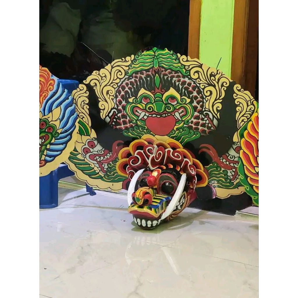 Barongan Devil Naga Besar / Mainan Barongan Siap Pentas / Barongan Naga / Barongan Jaranan / Kesenia