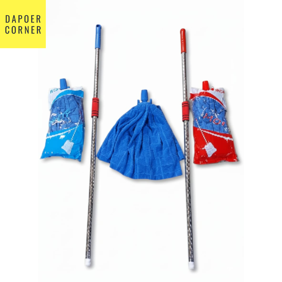 PEL LANTAI MICROFIBER / PEL LANTAI / PEL LANTAI DENGAN GAGANG STAINLESS PANJANG