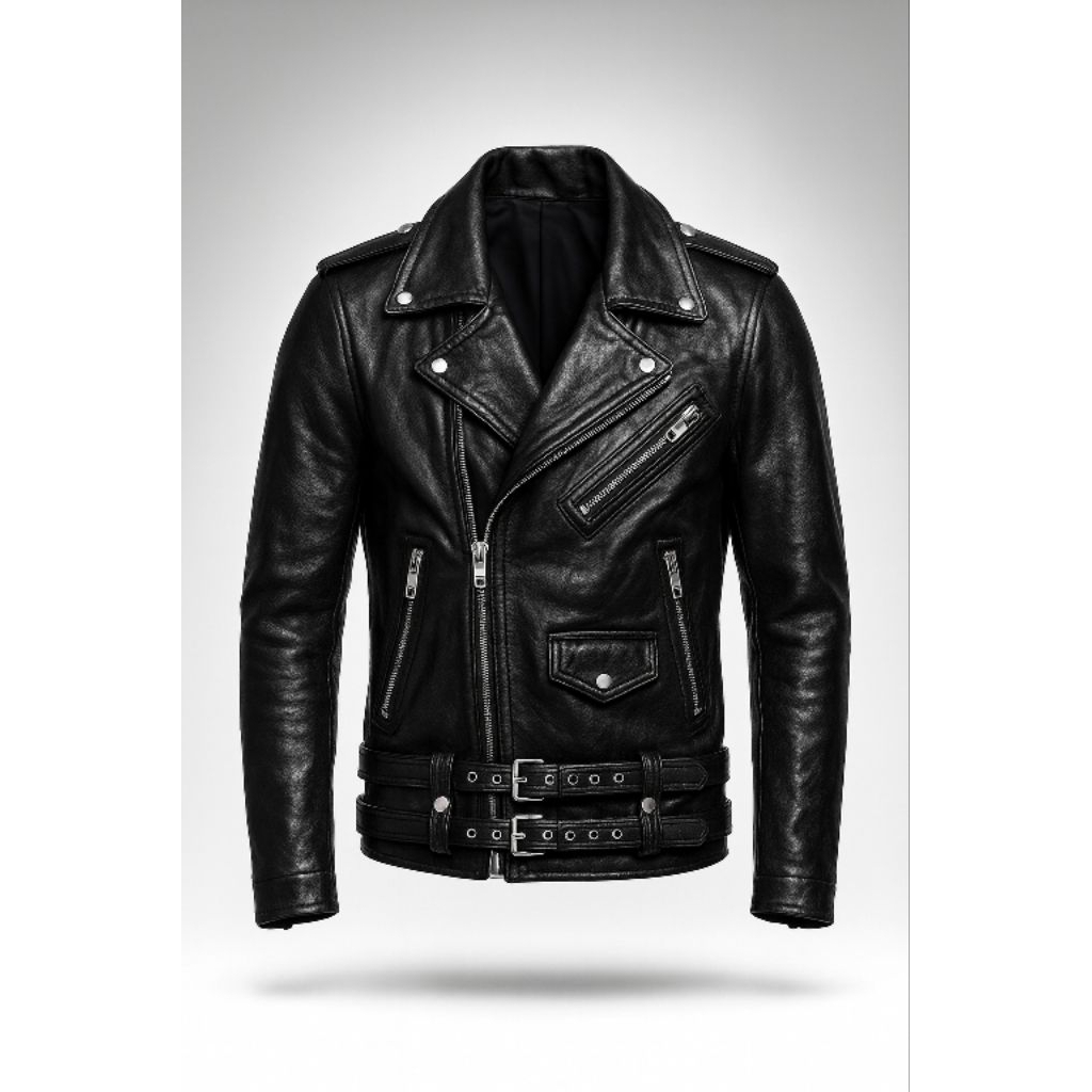 VIBEES LEATHER JAKET KULIT ASLI MODEL RAMONES CHANGCUTER BUATAN SUKAREGANG GARUT