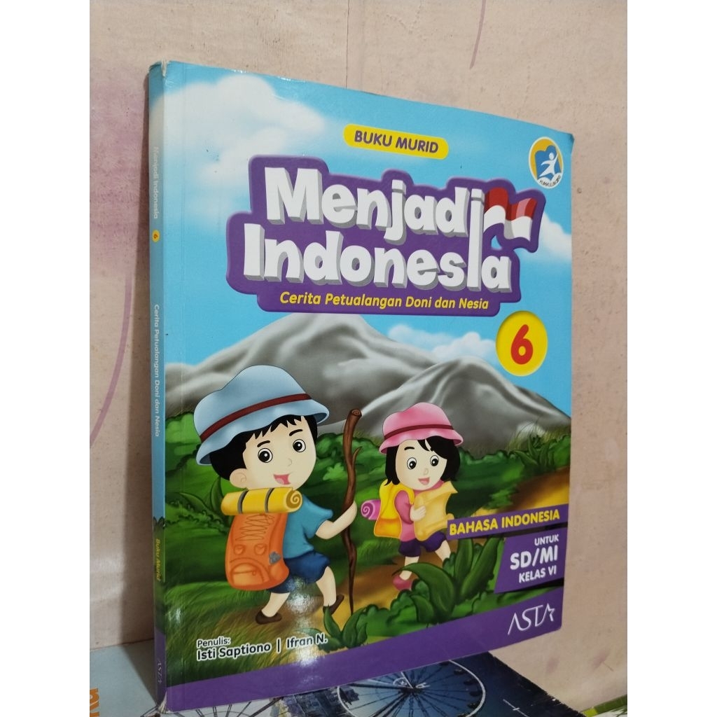 buku menjadi Indonesia 6 untuk kelas 6/VI sd mi