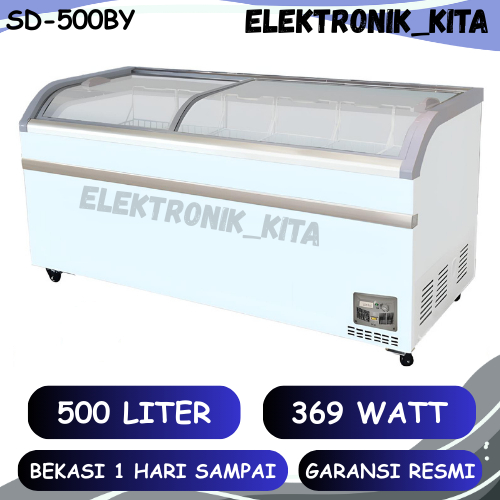 GEA CHEST FREEZER 500 LITER SD 500 BY SD500BY SD-500-BY SD500 FREEZER BOX GARANSI RESMI BEKASI