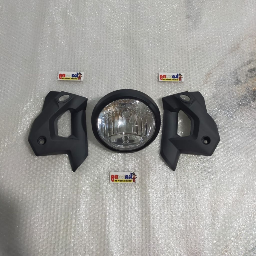 reflektor lampu depan+kupingan dudukan CB 150 VERZA