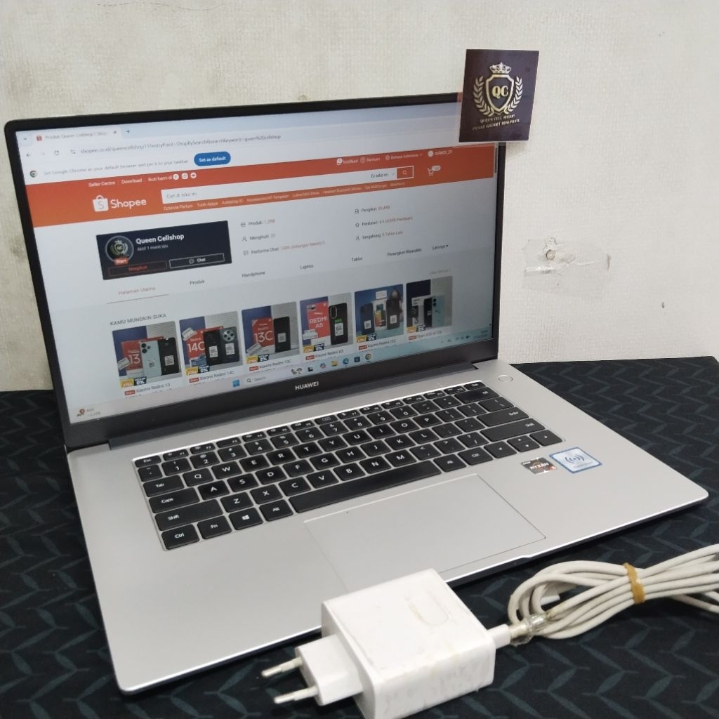 LAPTOP HUAWEI BOHK-WAX9X AMD RYZEN 5 3500U 8GB SSD 256GB 14INCH SECOND BERGARANSI