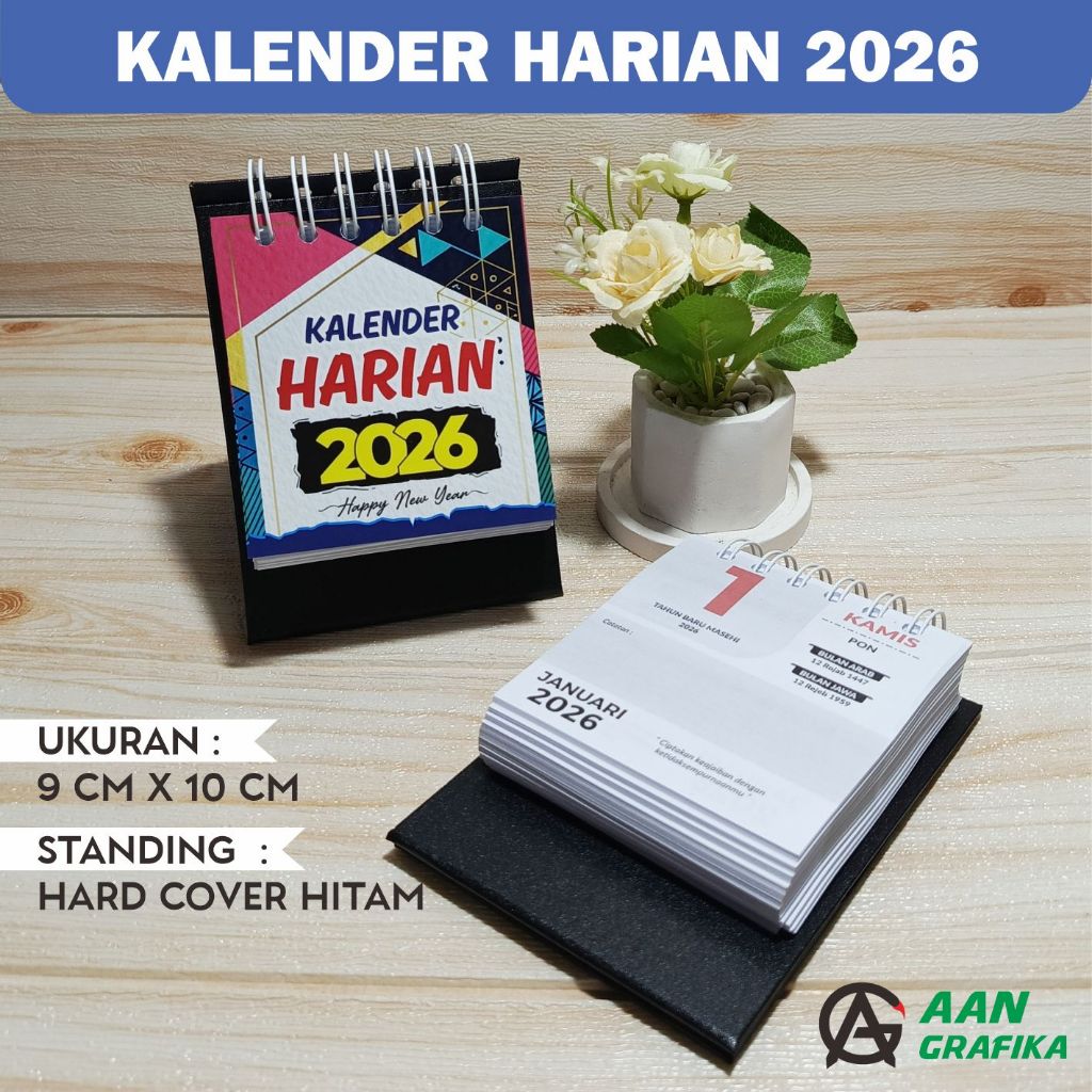 Kalender Harian 2026 | Kalender Harian Murah Komplit 2026