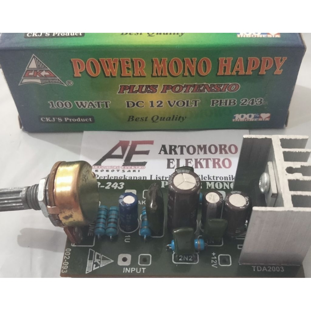 Kit power DC 12V TDA 2003/CKJ Phb 243