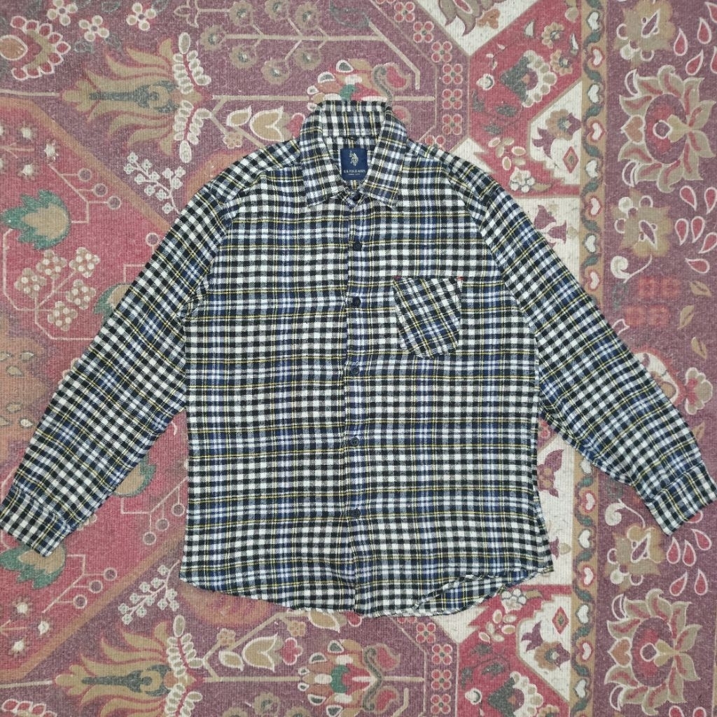 Kemeja Flanel U.S Polo Vintage