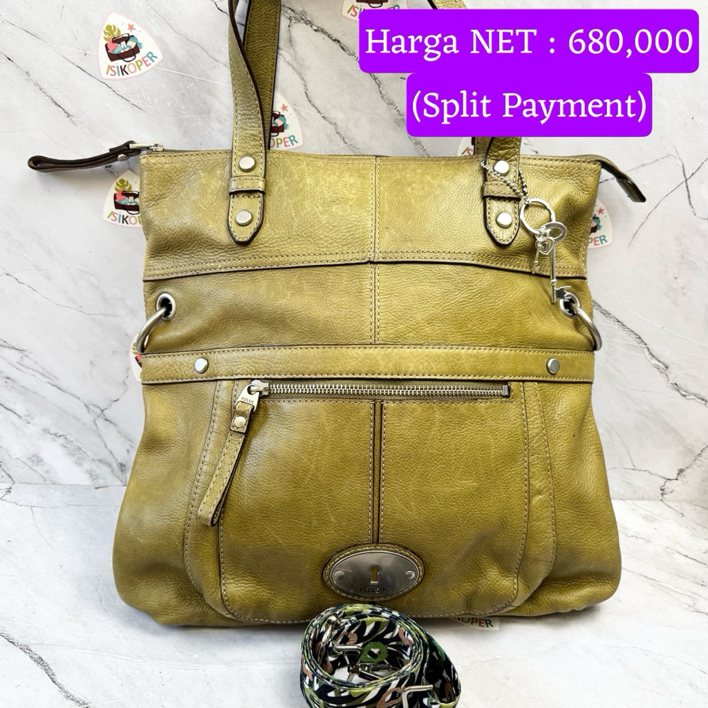 488 NET-Preloved Fossil Maddox Foldover Olive (talpan key ala ala) - Muat Laptop