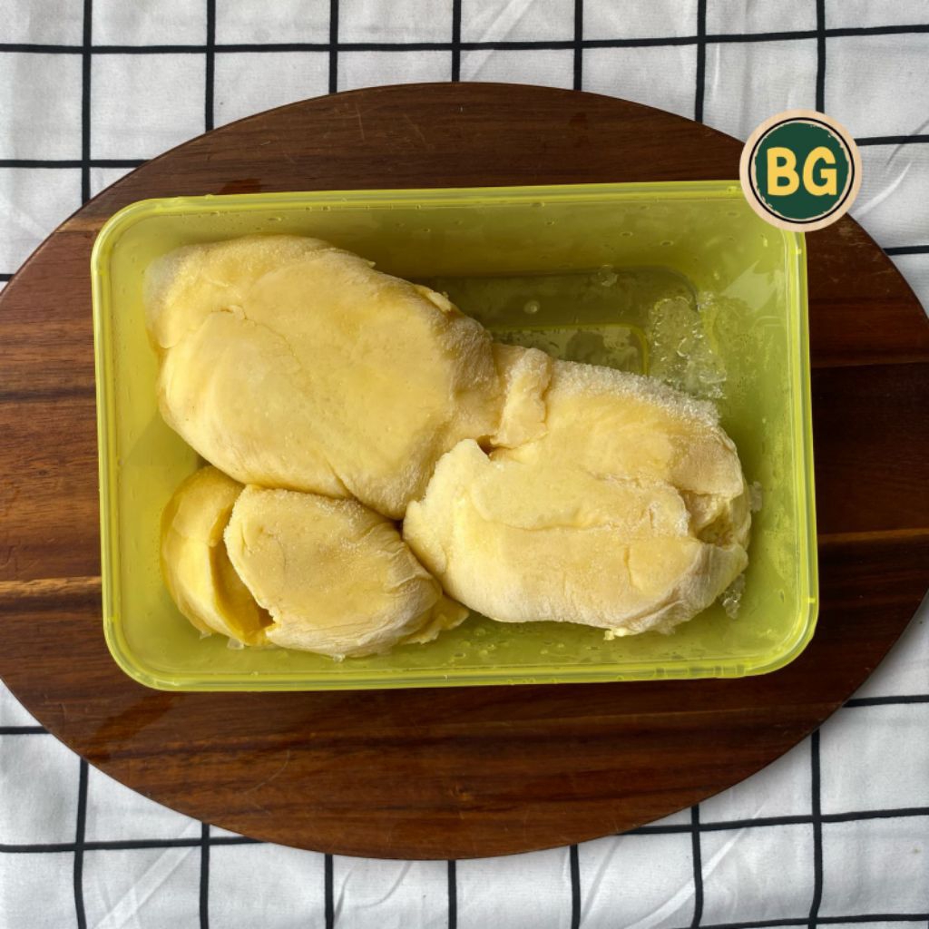 Durian montong palu parigi premium, durian kupas montong premium