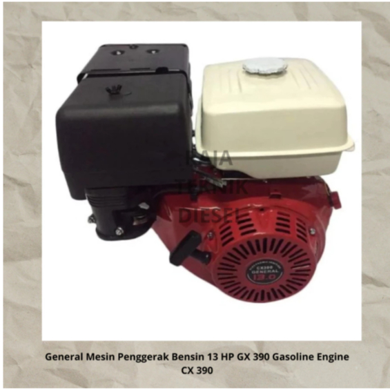 General Mesin Penggerak Bensin 13 HP GX 390 Gasoline Engine CX 390 ORIGINAL TERBAIK GX390 CX390