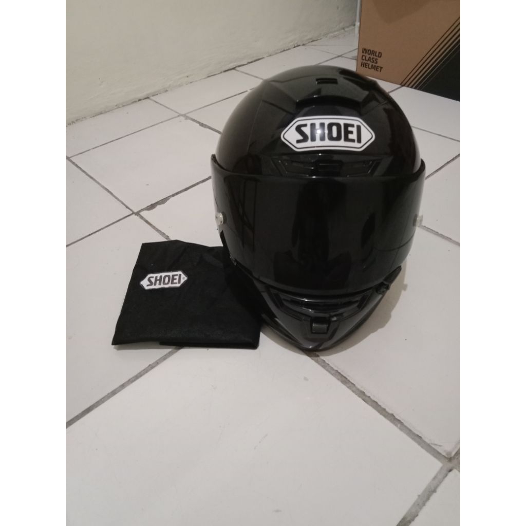 Helm shoei x14 black glossy (clone 1:1)