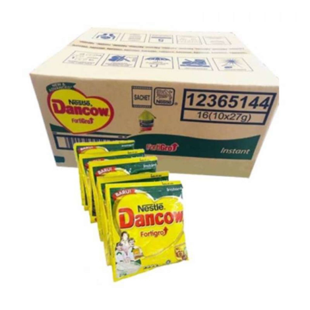 Dancow Putih Sachet 160 x 26g renceng / Susu Bubuk Dancow Putih rencengan / Susu Bubuk Dancow sachet