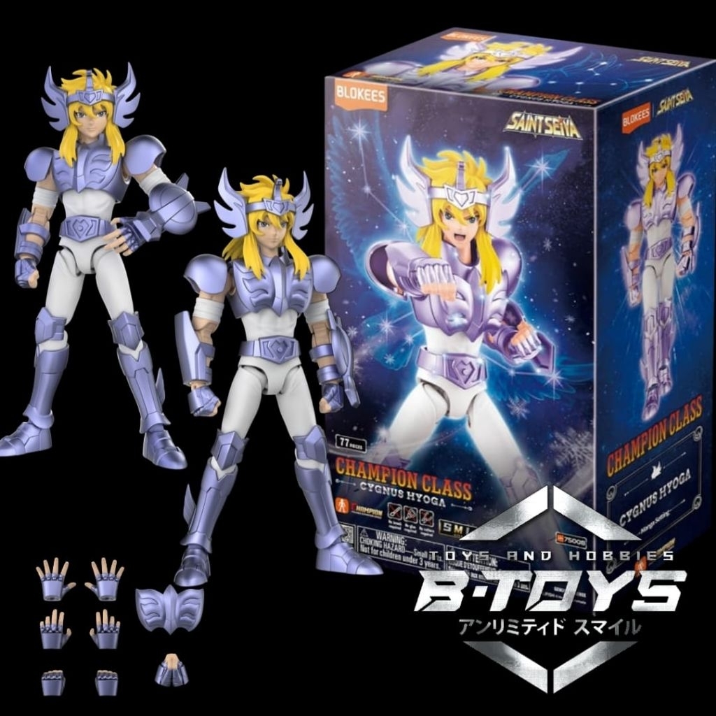 Blokees Saint Seiya Champion Class CC07 Cygnus Hyoga model kit