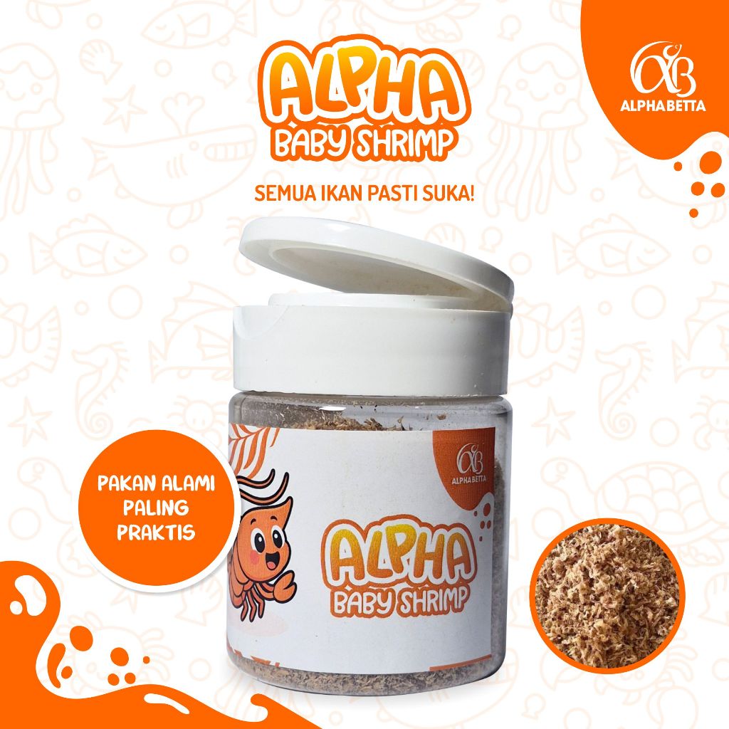 Pakan Ikan Hias Cupang Baby Shrimp Avatar, Blue Rim, FCCP, Black Samurai