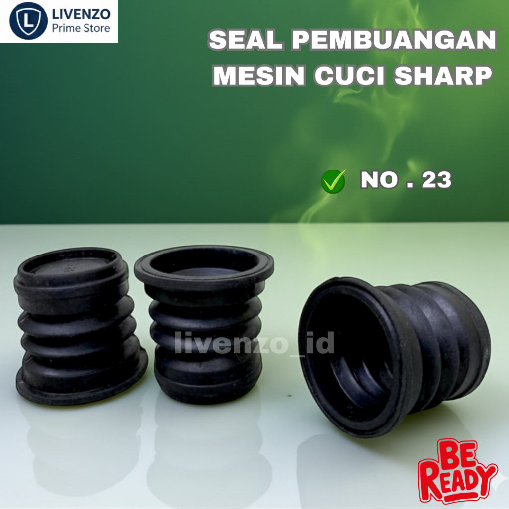 SIL PEMBUANGAN MESIN CUCI SHARP / SEAL KARET PEMBUANGAN MESIN CUCI SHARP DUA TABUNG