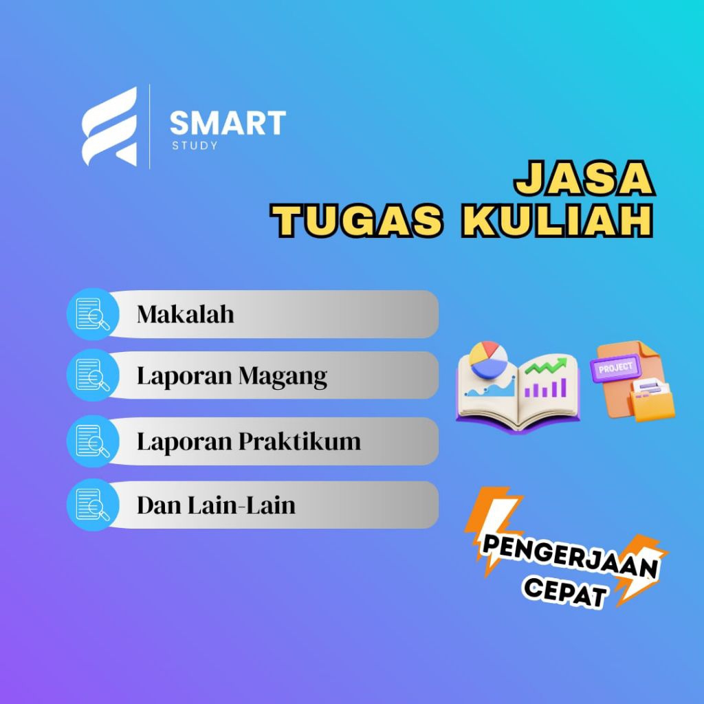 JOKI TUGAS KULIAH | MAKALAH | LAPORAN PRAKTIKUM | DAN LAIN LAIN