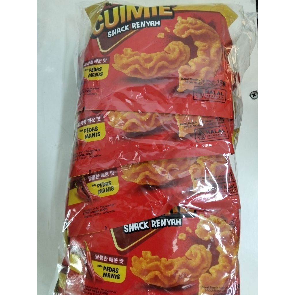 CUIMIE snack renyah pedas manis