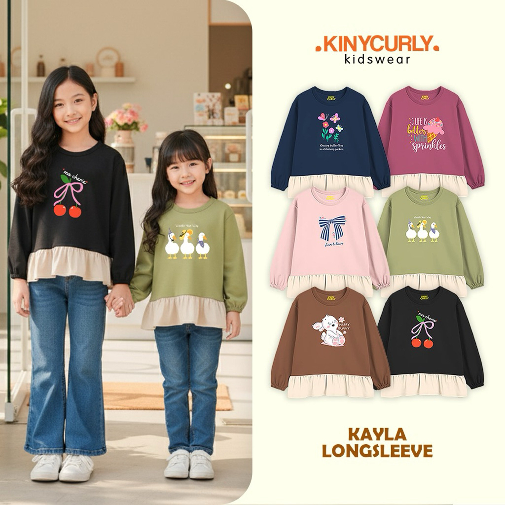 Blouse Kiny Curly Anak Perempuan