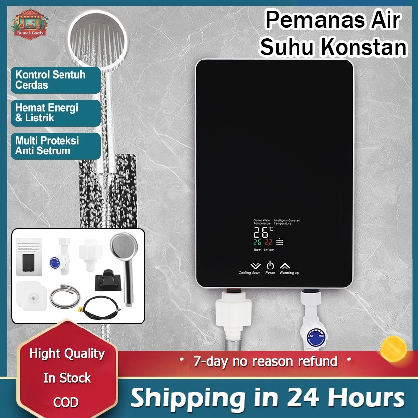 Pemanas Air Pancuran Kamar Mandi Pemanas Air Listrik Instan Yang Dipasang Di Dinding Pemanas Air Hem