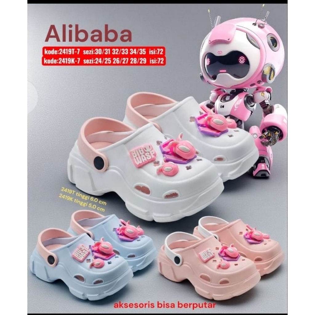 sandal anak jelly baim|sandal clog anak | sandal anak lucu|sandal jelly anak|sandal anak slip on