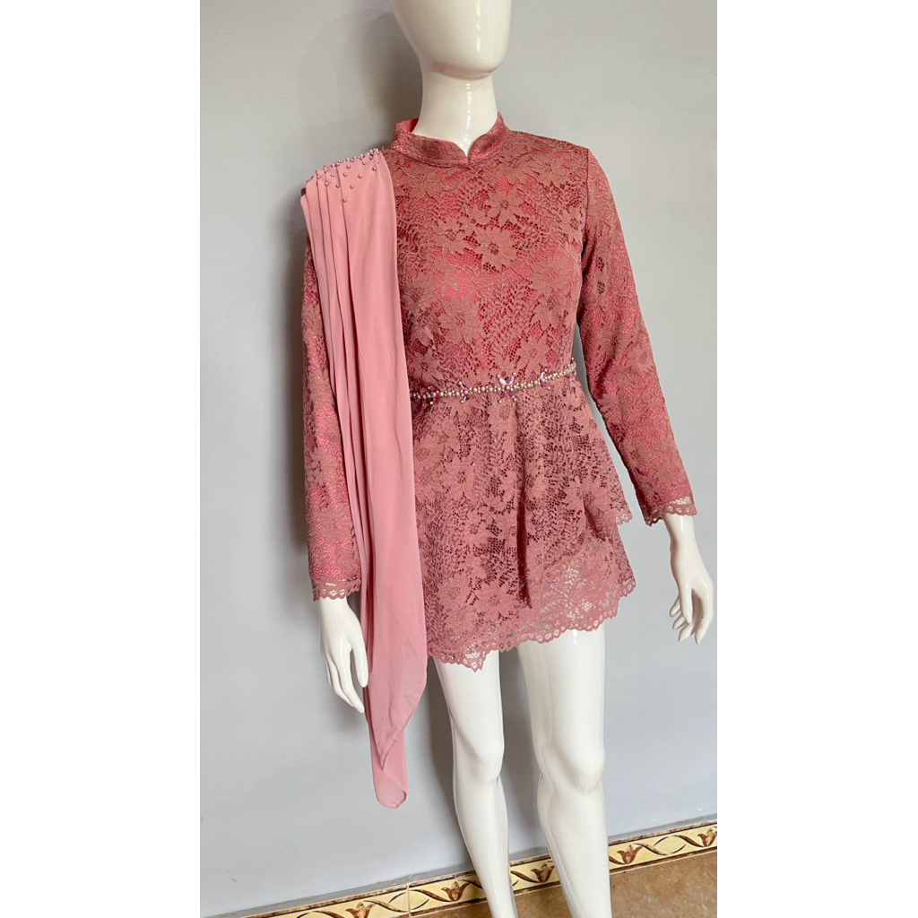 ATASAN BROKLAT PINK PRELOVED / KEBAYA PINK PRELOVED / KEBAYA MURAH