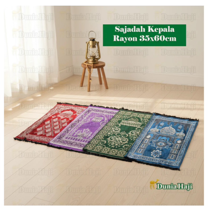 Sajadah Turki Anak KEPALA RAYON Kecil Mini Alydrus Murah Sajadah Muka / Kepala Souvenir Nikah Tahlil