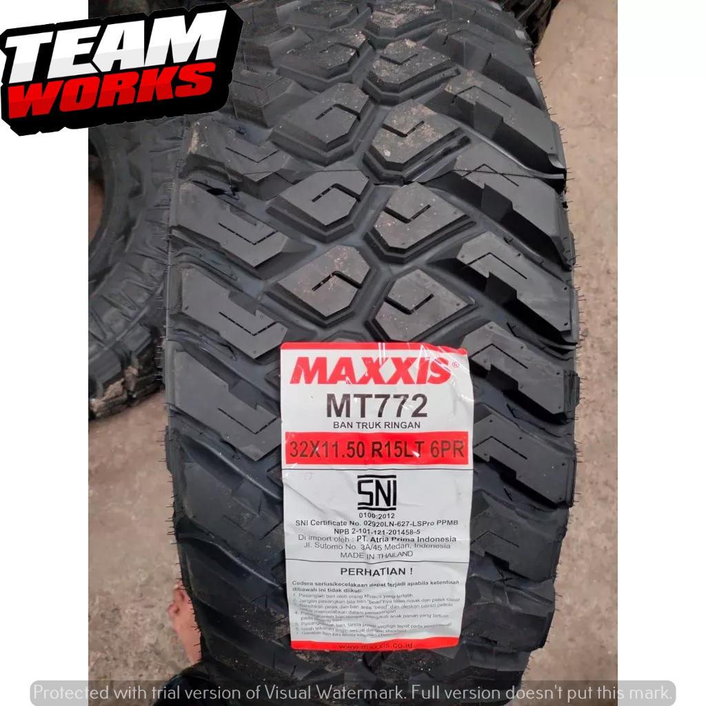 BAN MOBIL RING 15 OFFROAD MT MERK MAXXIS MT772 UKURAN 32 11,5 R15 RAZR BAN M/T