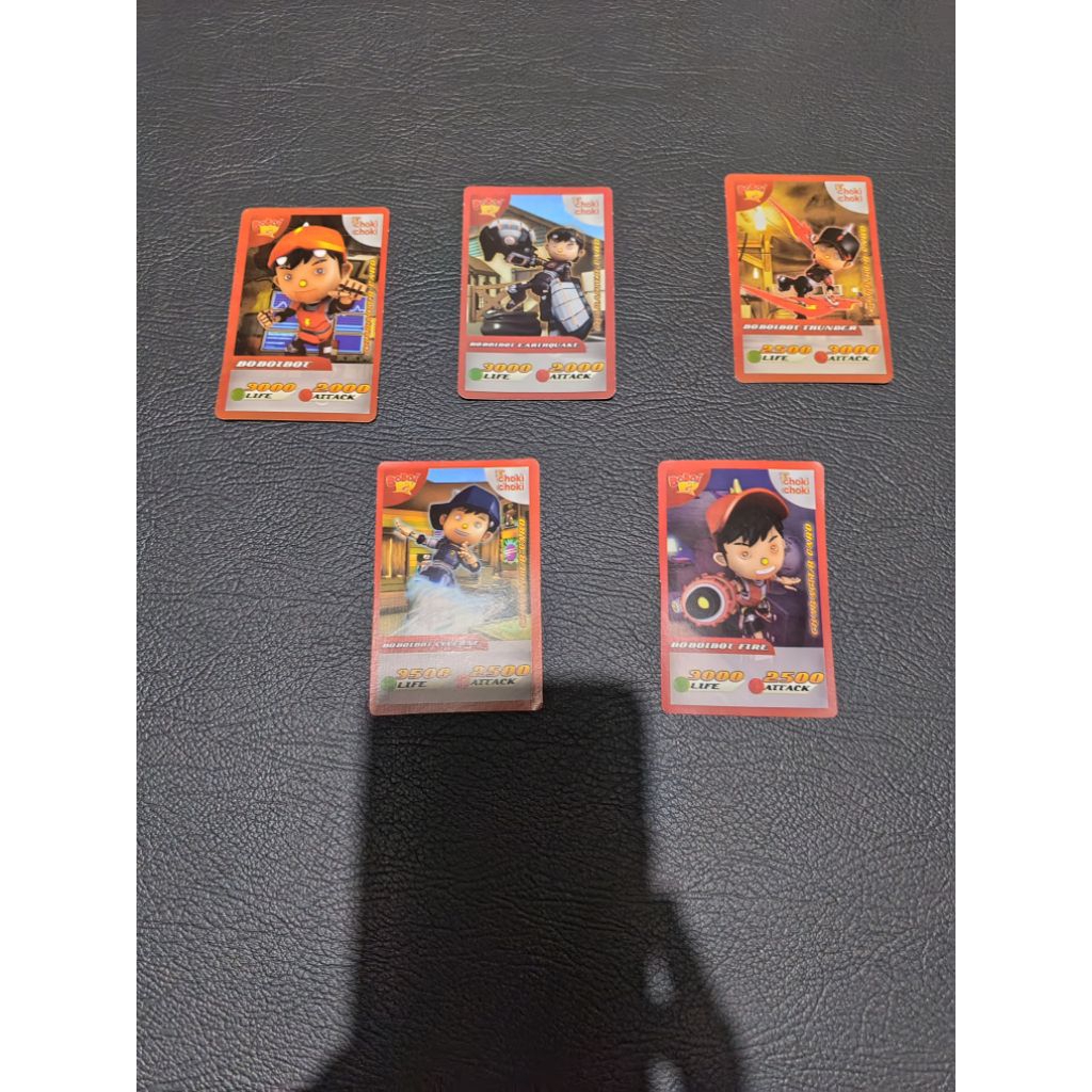 Kartu Choki Choki Ar Boboiboy, vol boboibot