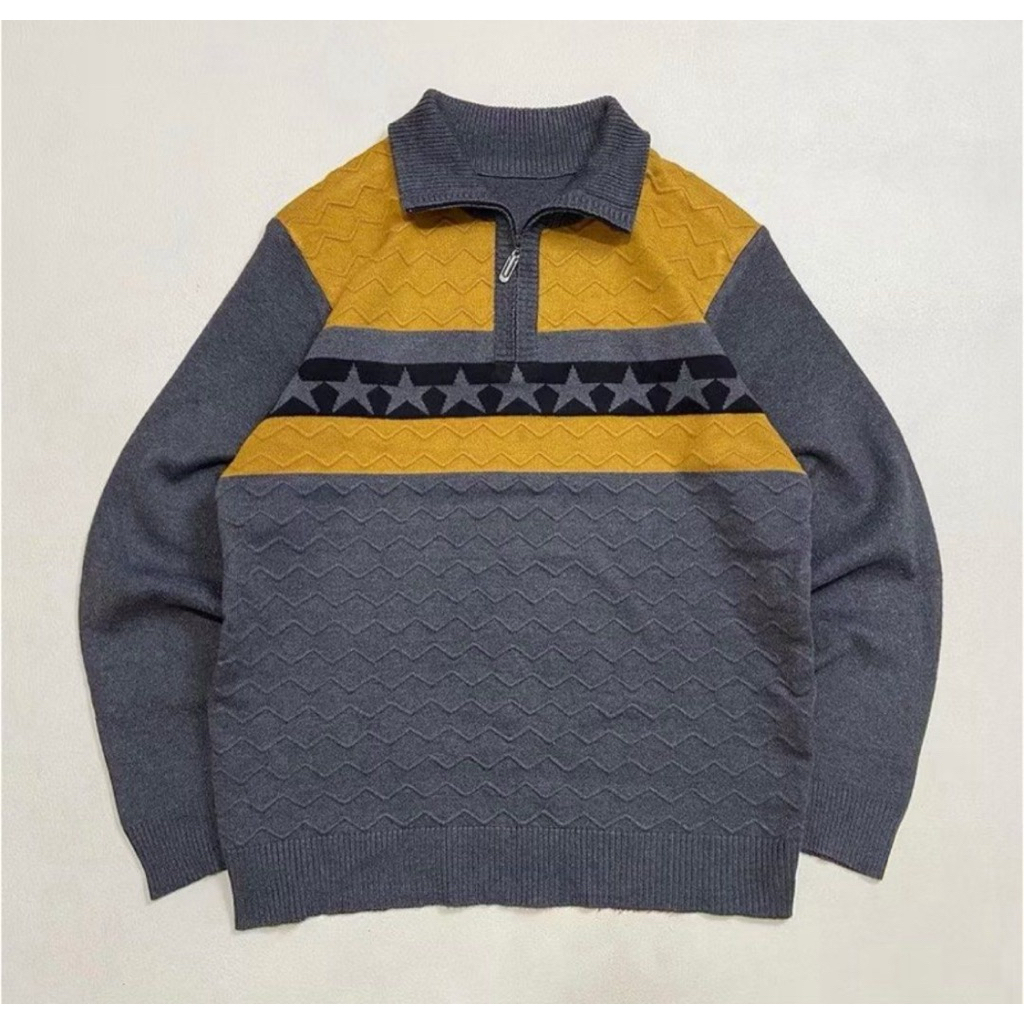 sweater knitwear halfzip
