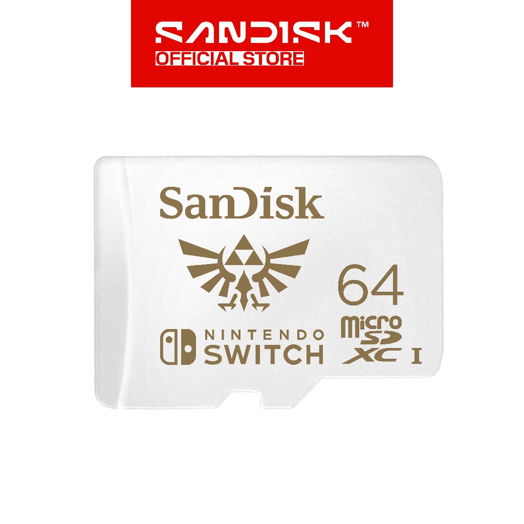 SANDISK microSDXC Nintendo Switch Zelda 64GB (Up to 100MB/s) (Card U3)
