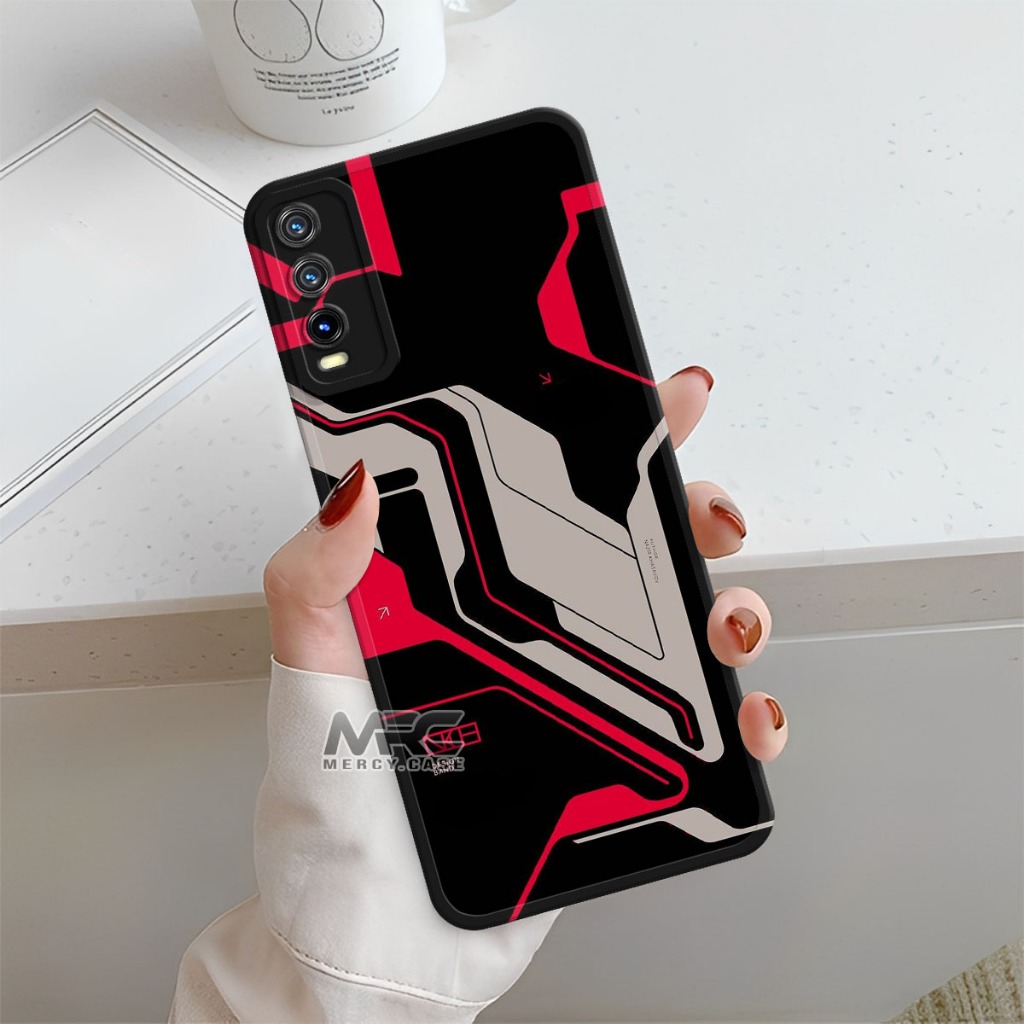 Mercycase Softcase HP Vivo Y12s Y20 Y20s Karakter Silikon Case Procamera Casehp Bumper Cover HP - 13