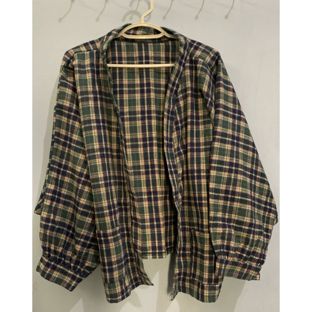 Kemeja/outer tartan kotak2
