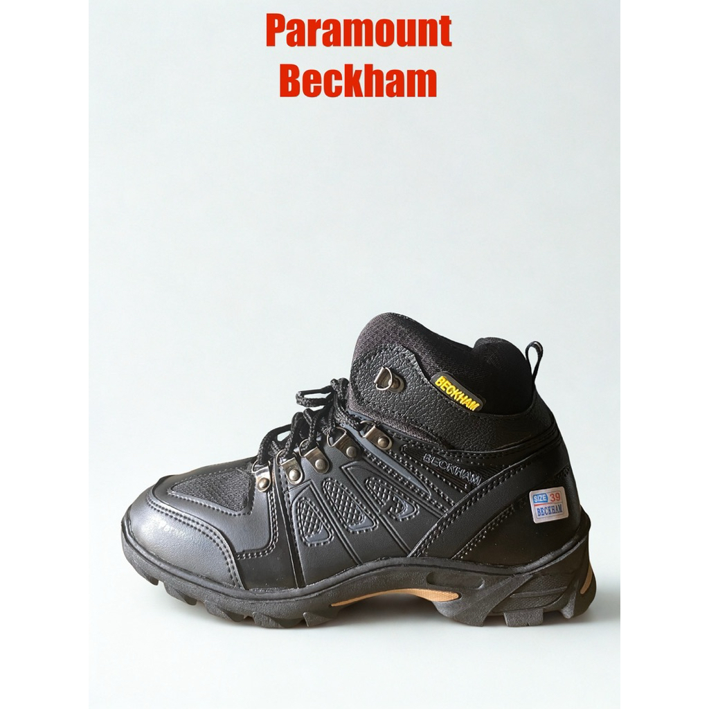 Sepatu Gunung Paramount Beckham Hitam Tinggi Sepatu Hiking Paramount Beckham Sepatu Boot Sepatu Safe
