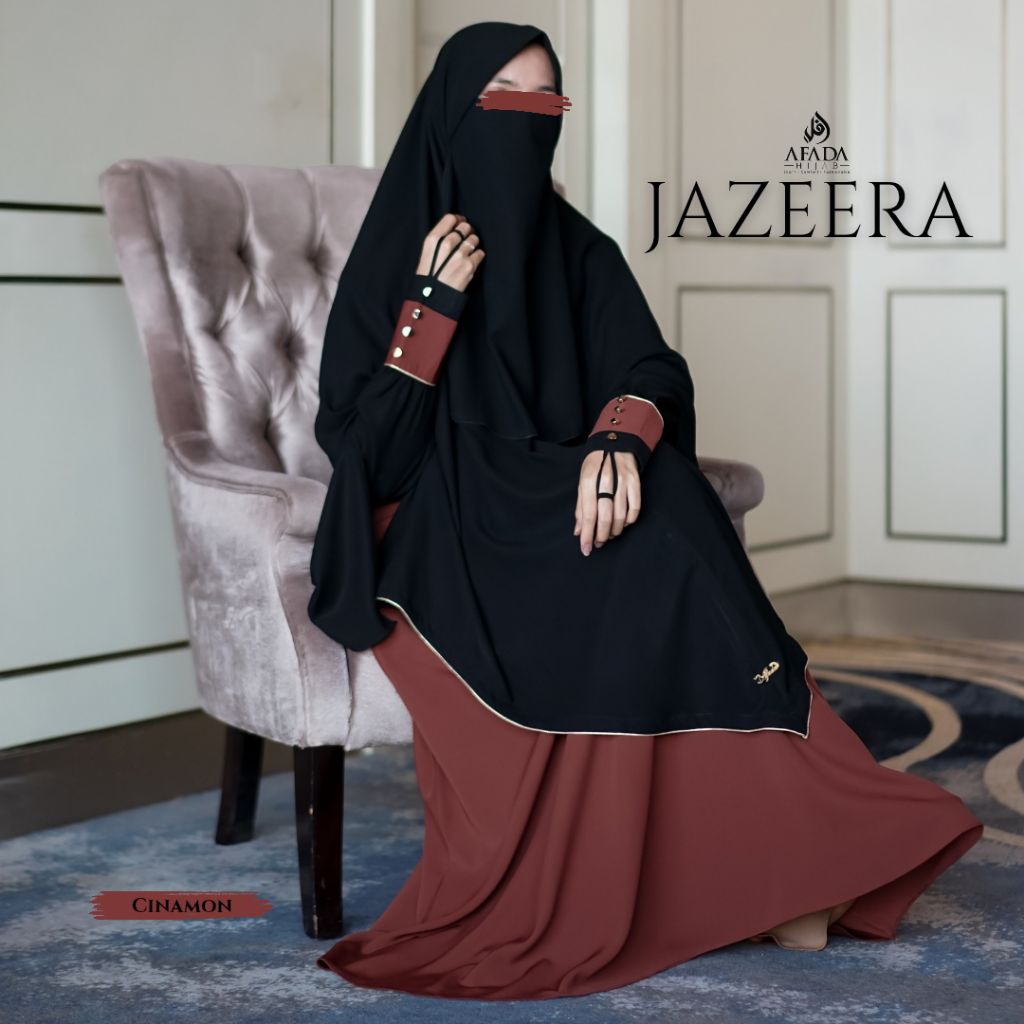 Afada Hijab - Jazeera Abaya Set Dress Kondangan Gamis Premium