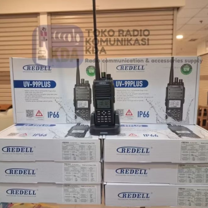 HT REDELL UV99PLUS | REDELL UV-99PLUS | REDELL UV 99PLUS | 10 WATT RADIO | IP66 | DUAL BAND VHF & UH