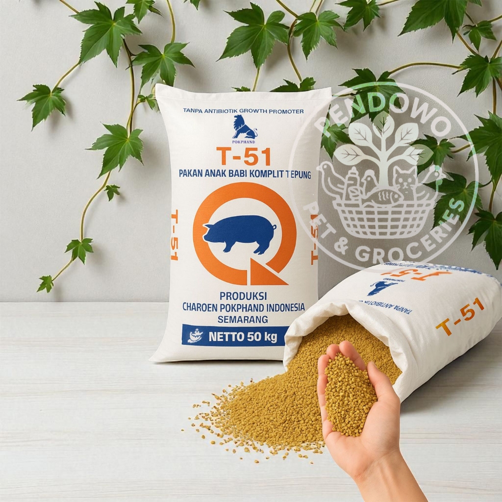 T51 Pur Babi Penggemuk Anak Ayam, 1 Kilogram.
