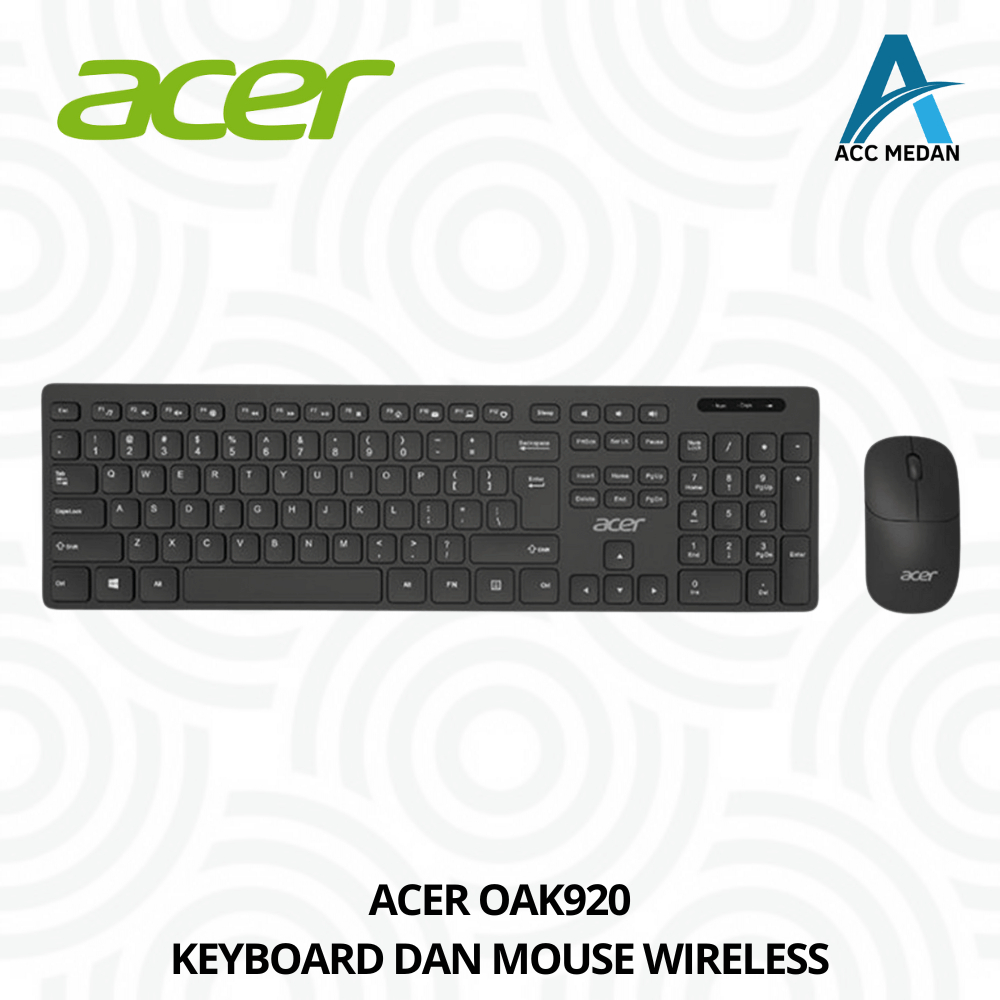 ACER OAK920 ORIGINAL - KEYBOARD DAN MOUSE WIRELESS