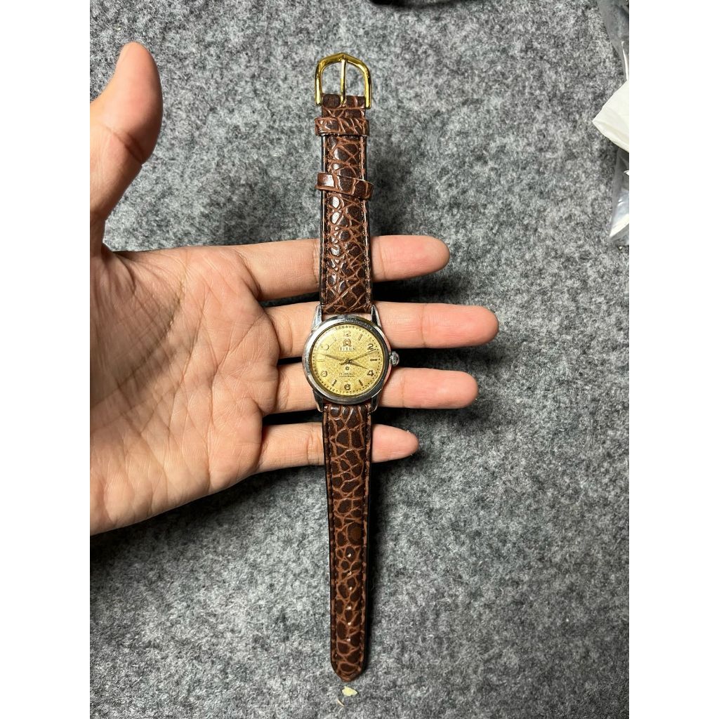 jam tangan pria titus manual widing original second antik