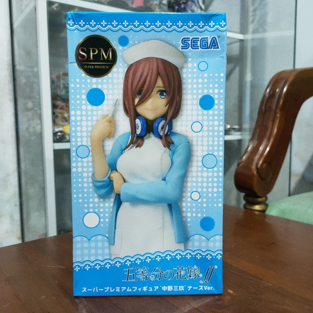 SEGA Super Premium Figure Go-Toubun no Hanayome Miku Nakano Nurse Ver.