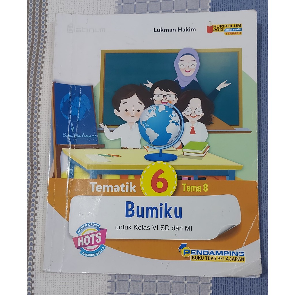 Preloved BUKU TEMATIK 6 TIGA SERANGKAI TEMA 8 BUMIKU