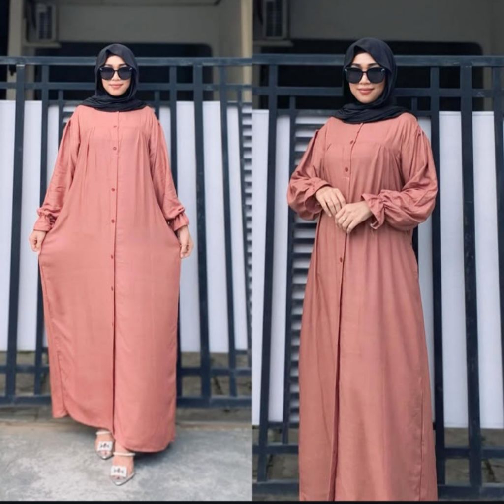 Gamis Rayon // Gamis Lebaran Bahan Rayon Premium