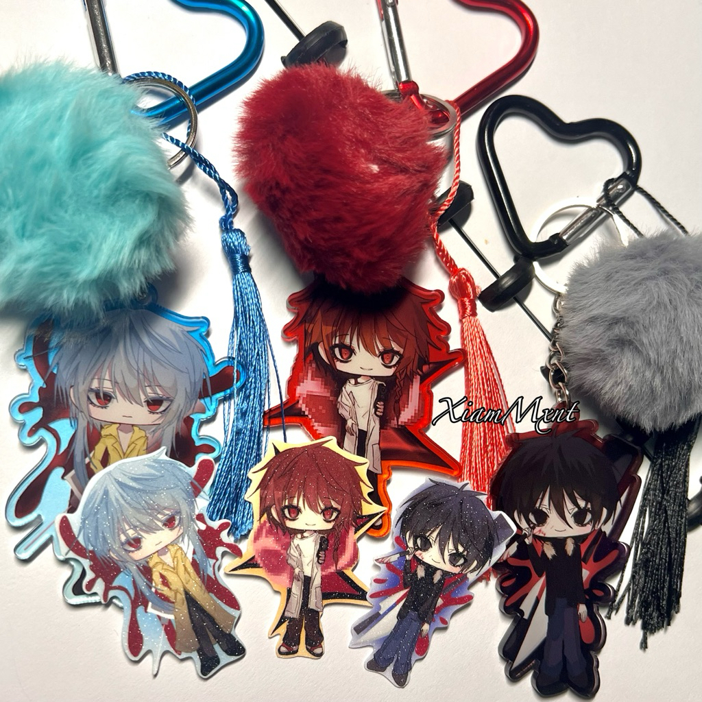 Xiammxnt's Zeno remake keychain & sticker pack 