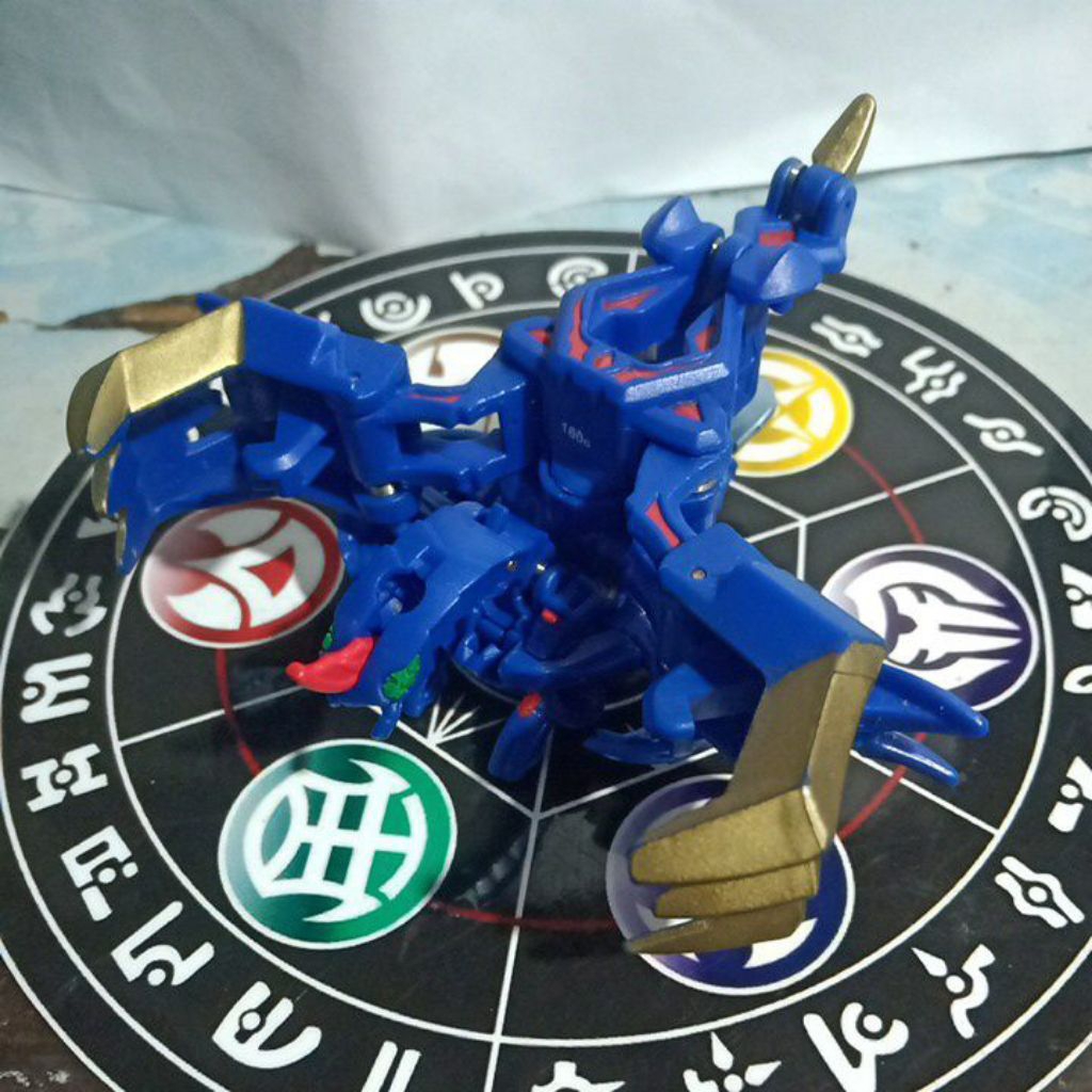 mainan bakugan aquos lytirus + battle gear sega toys